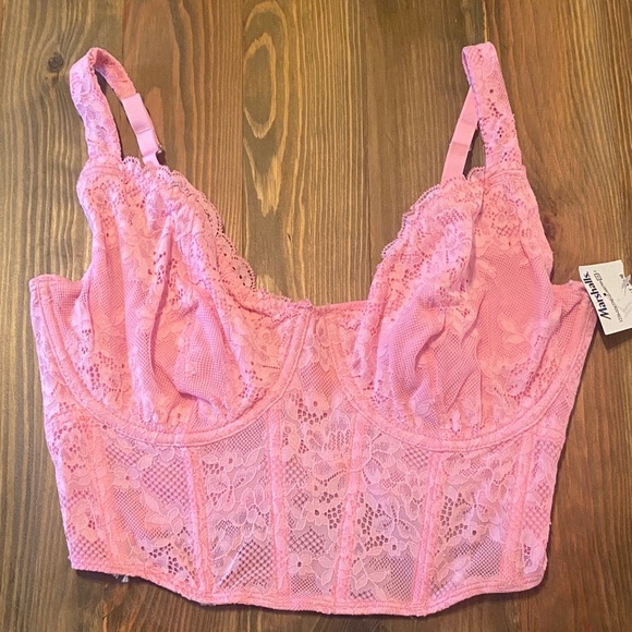 Gilly Hicks Pink Lace Bra Top - Picture 1 of 4